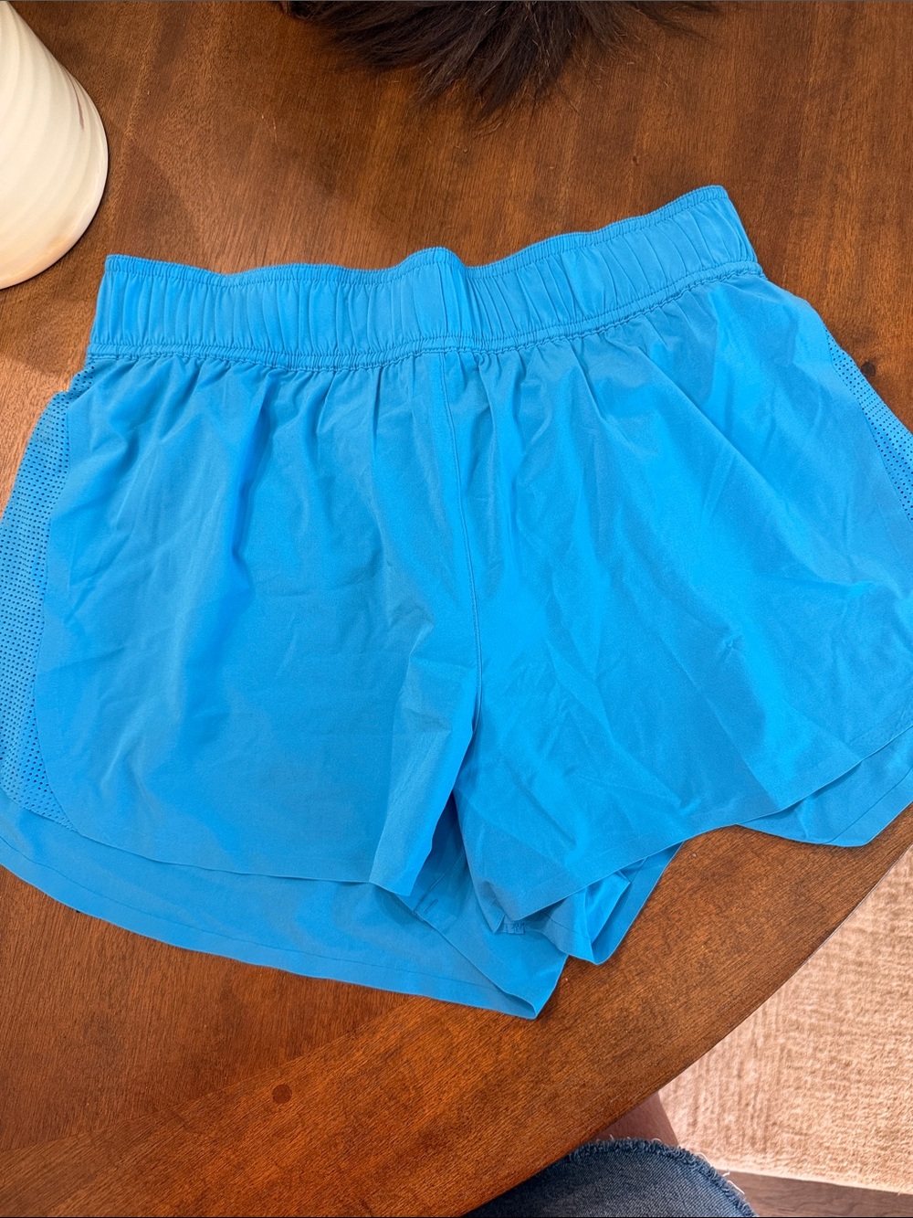 Beyond yoga Women’s Athletic Running Shorts - Bright Blue